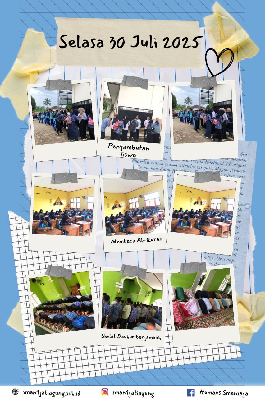 A day in SMAN 1 Jati Agung